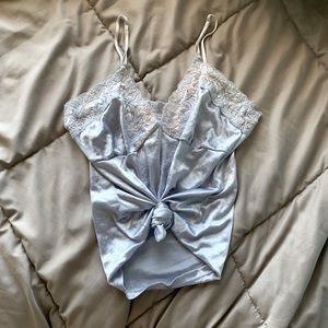 baby blue charlotte russe tank top